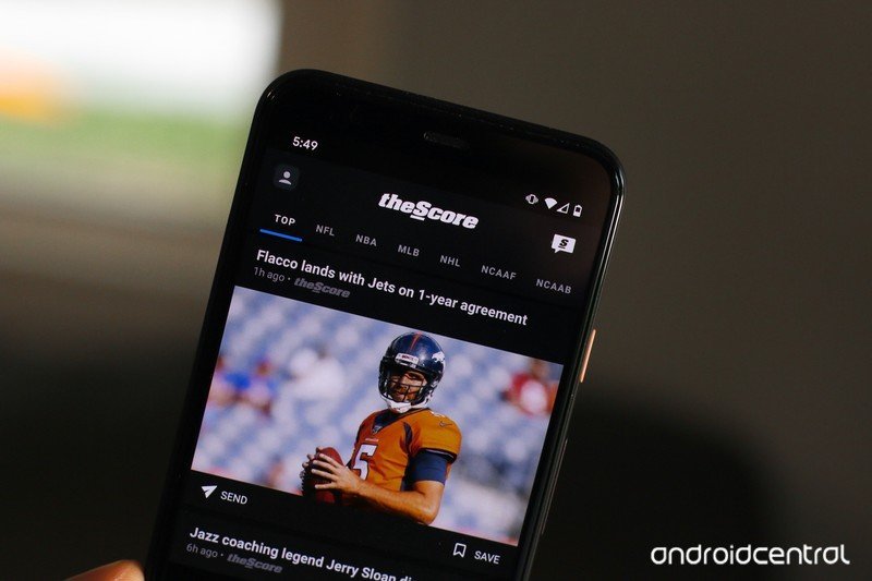 The Score App Pixel 4 Lifestyle