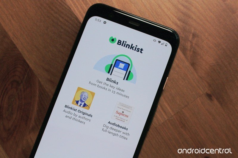 Blinkist App Pixel 4 Lifestyle