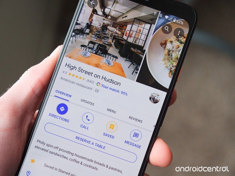 Google Maps Restaurant Recommendations Hero