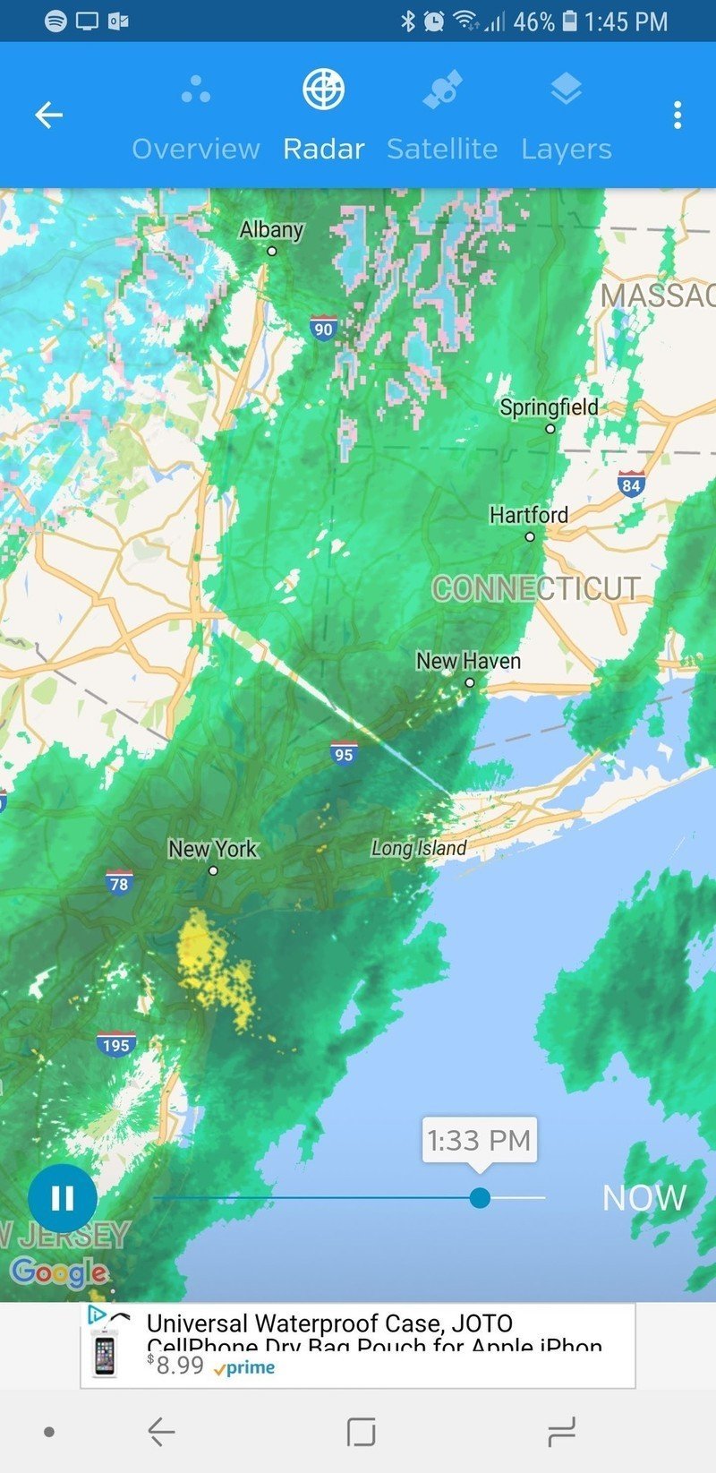 Weather Underground radar