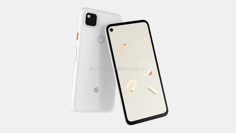 Google Pixel 4a leaked render