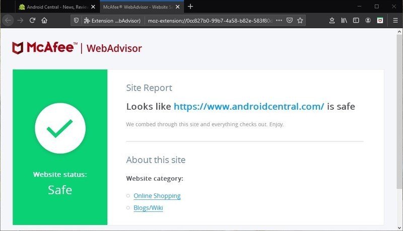 Mcafee Total Protection Web Advisor