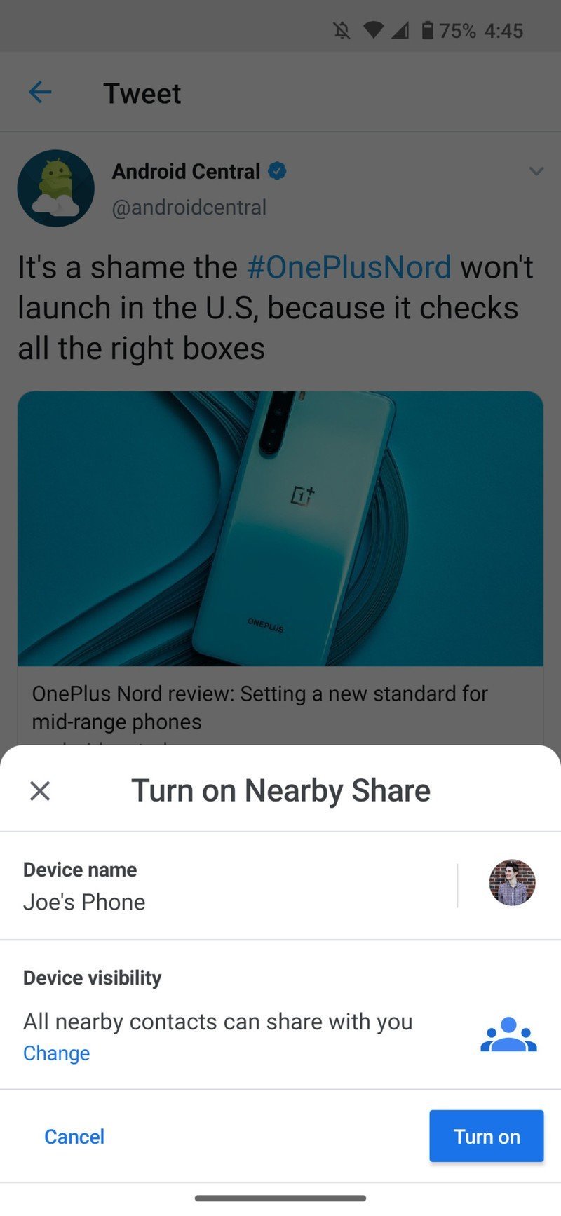 How to use Nearby Share on your Android phone