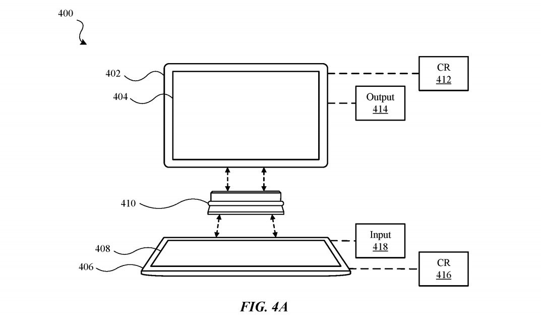 Two iPads, or an iPhone and iPad, could connect together using the accessory.