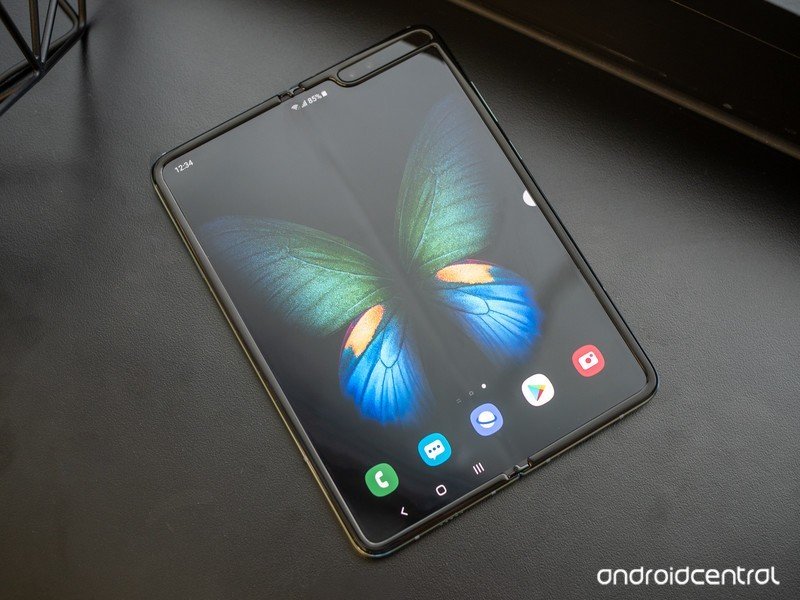 Samsung Galaxy Fold opened up