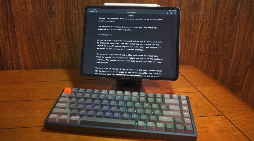The Keychron K2 version 2 uses bluetooth 5.1