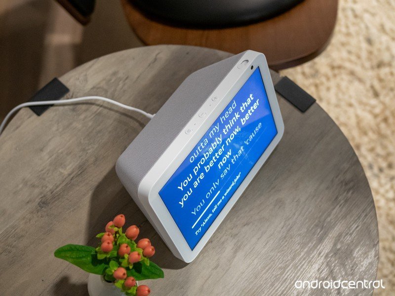Amazon Echo Show 8 on a table