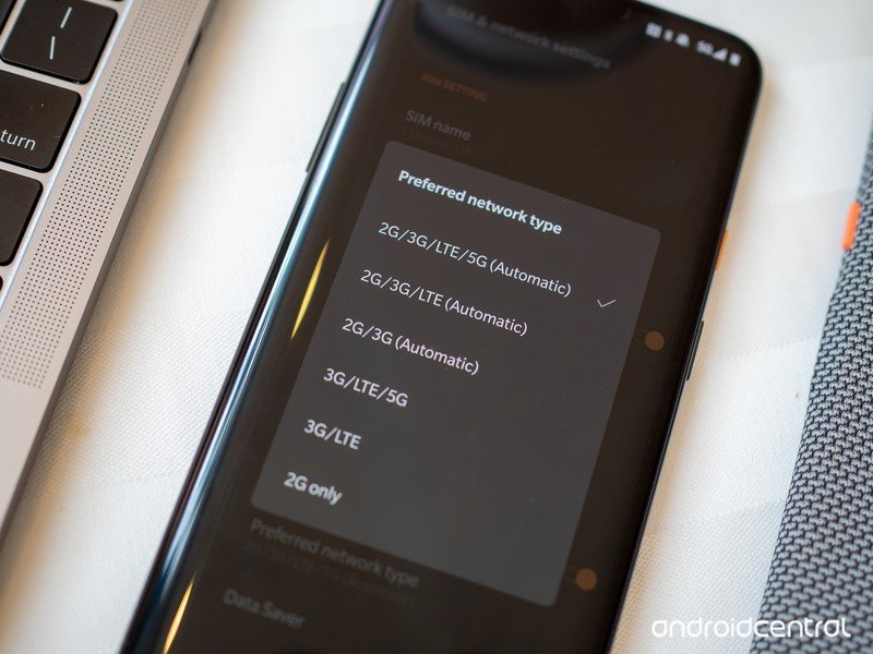 T-Mobile 5G network on the OnePlus 7T Pro