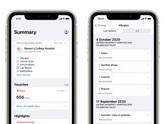 Health Records on iPhone available today in the UK and Canada