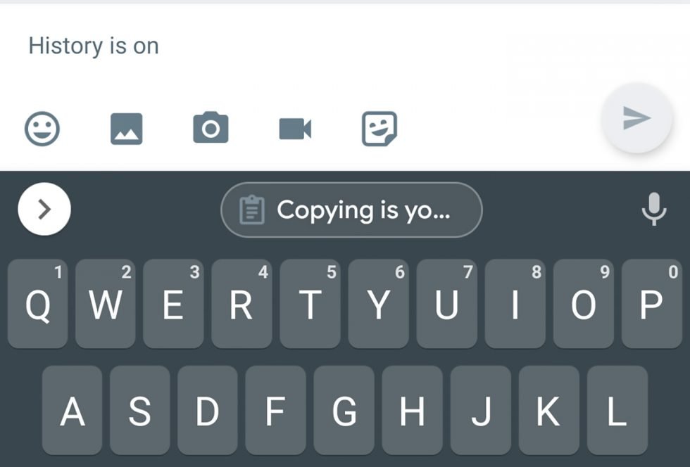 Gboard Paste Suggestion