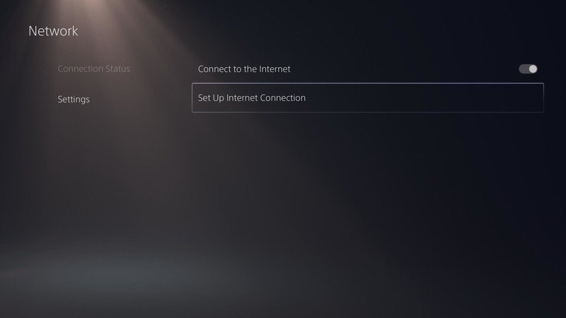 PS5 Network Settings