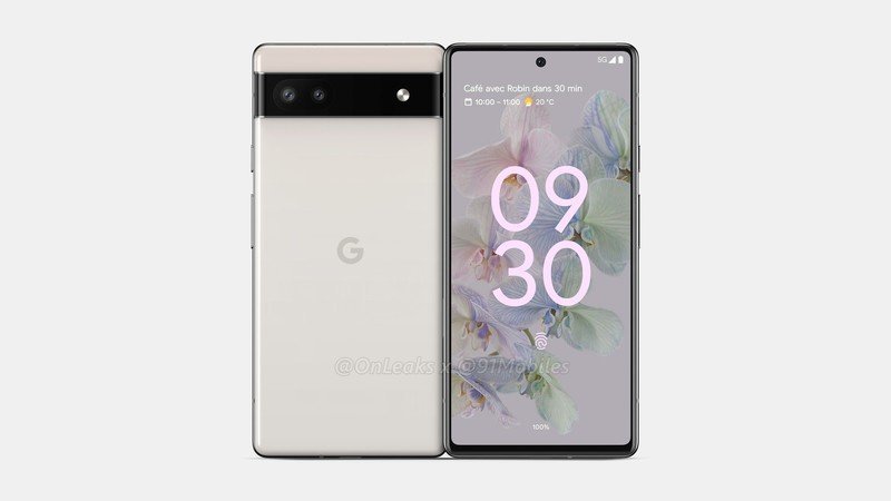 Google Pixel 6a Renders