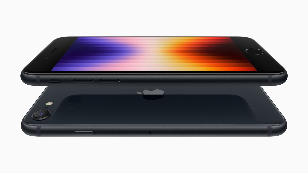 The iPhone SE is much smaller than the iPhone 14, and considerably cheaper.