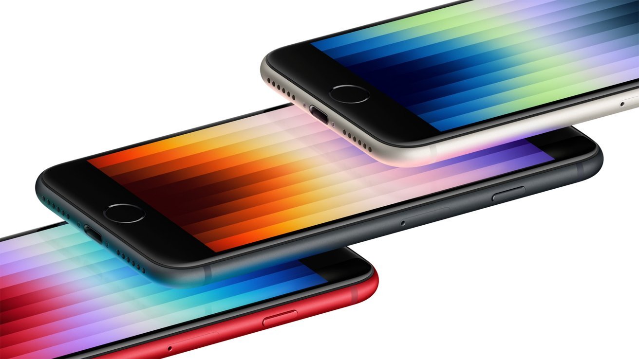 The iPhone SE's screen is smaller, chiefly because it has to fit in the Home button.