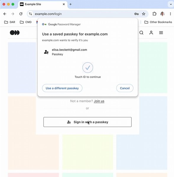 Google's update to passkeys brings cross device sync and easier sgn-in.