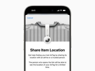 Apple’s Find My enables sharing location of lost items with third parties