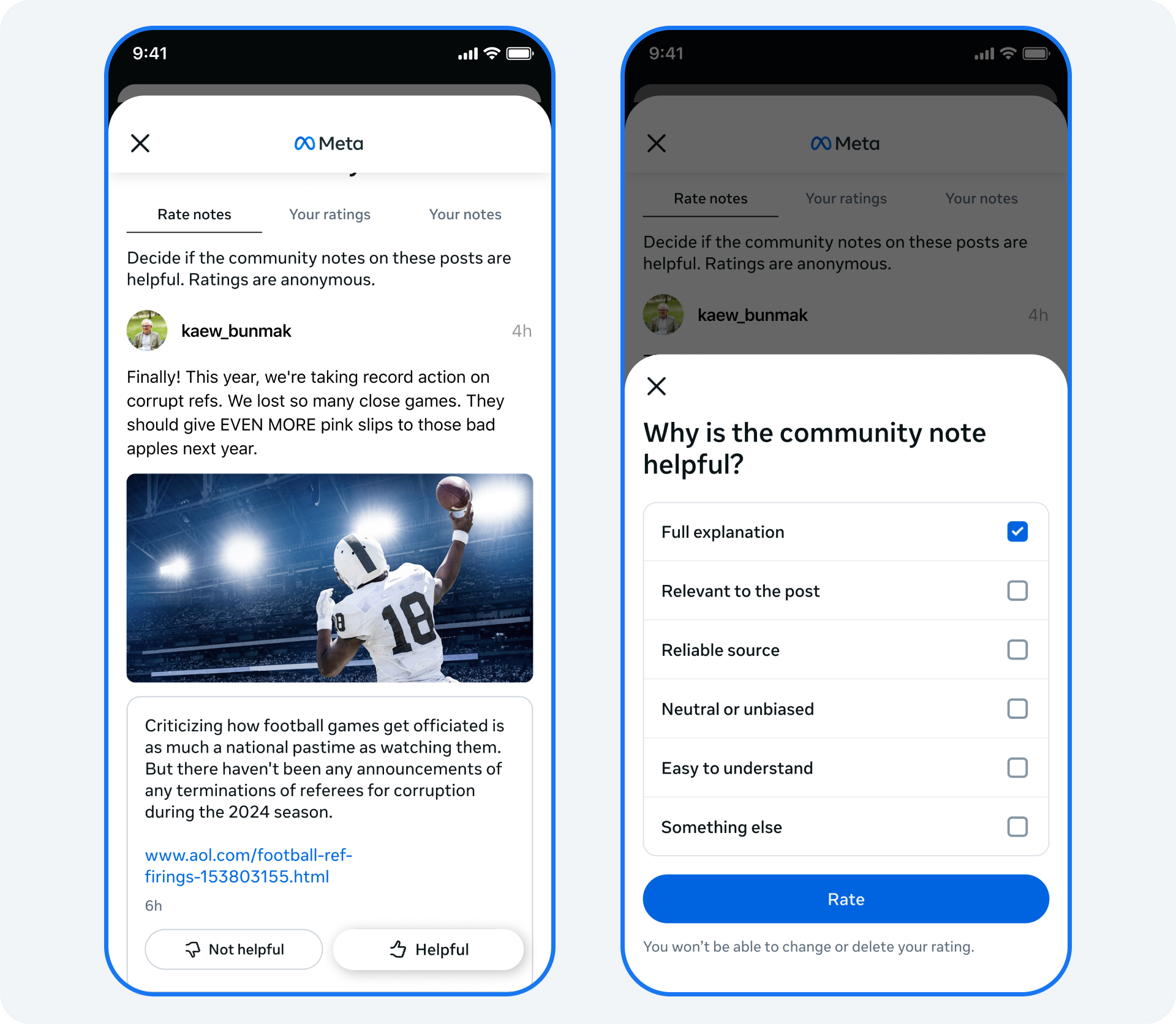 Community Notes on Meta