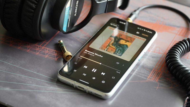 Tidal music streaming on an Android phone.