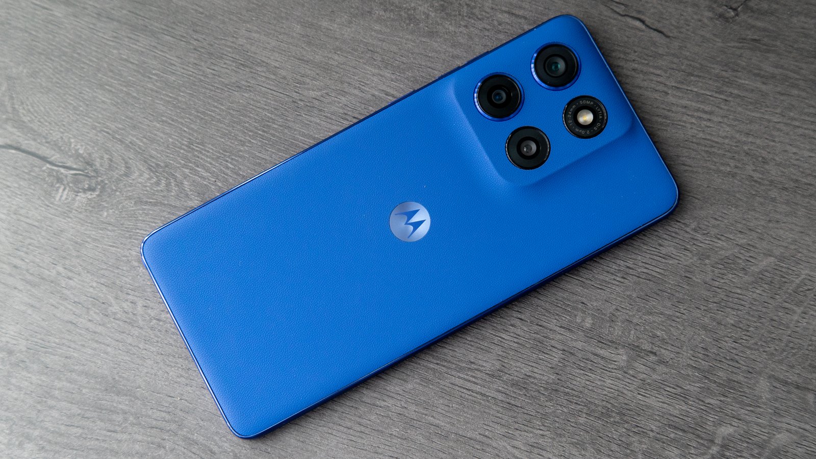 Moto G Stylus 2025 on a table