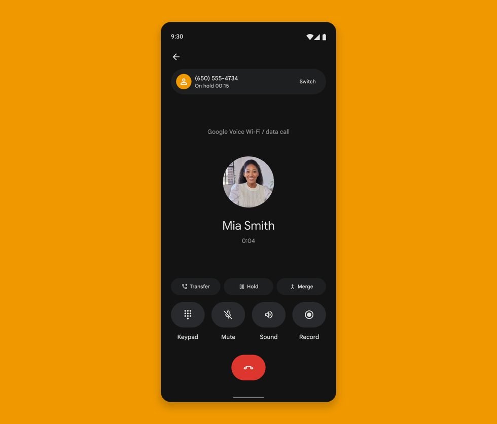 Google Voice - New Call Design