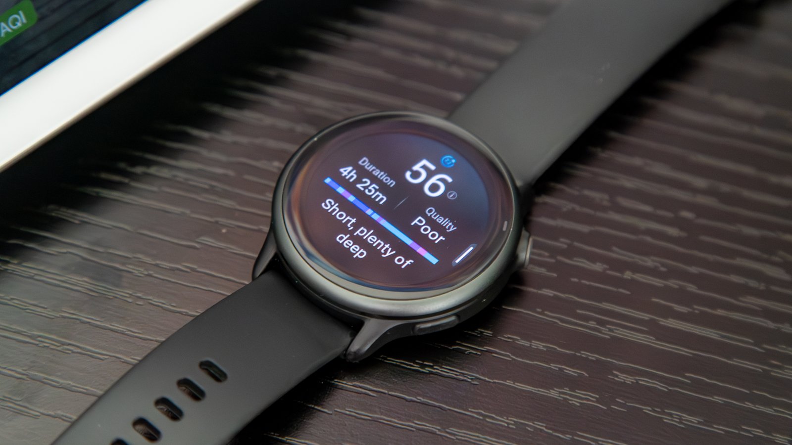 Sleep data on the Garmin Vivoactive 6