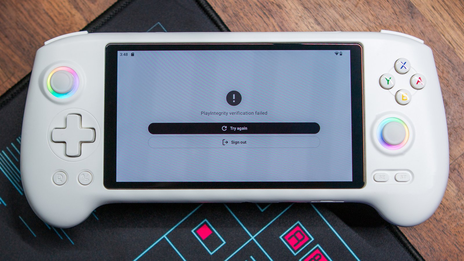 ChatGPT app won't function on the Anbernic RG557